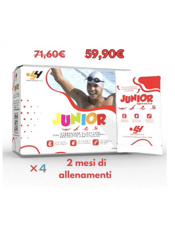 Swim Your Style Junior  14 bust– Pacchetto 2 mesi di allenamento PROMO