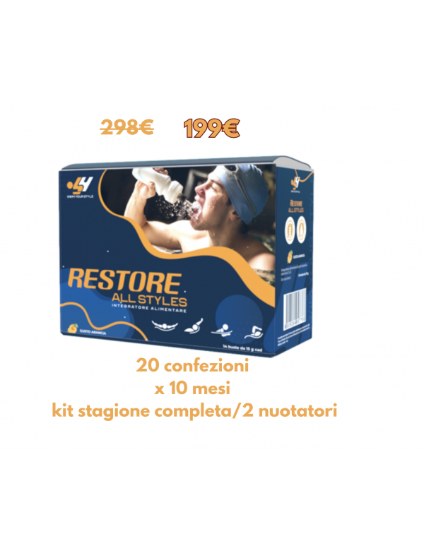 Restore all styles 14 bust – Pacchetto Stagione Completa (10 mesi)/kit 2 atleti