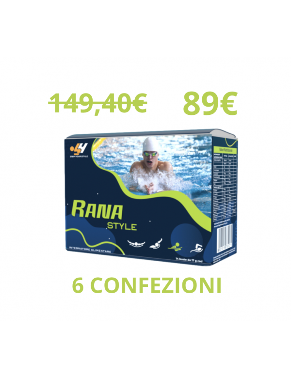 Pacchetto PROMO Rana style 14 bust - 6 confezioni (84 bustine)